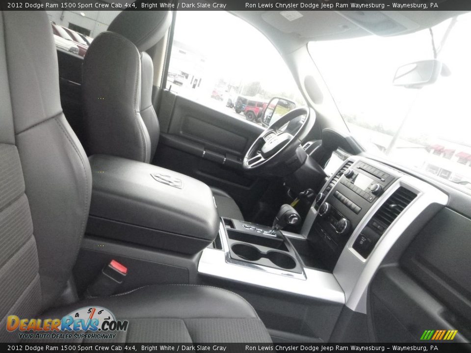 2012 Dodge Ram 1500 Sport Crew Cab 4x4 Bright White / Dark Slate Gray Photo #10