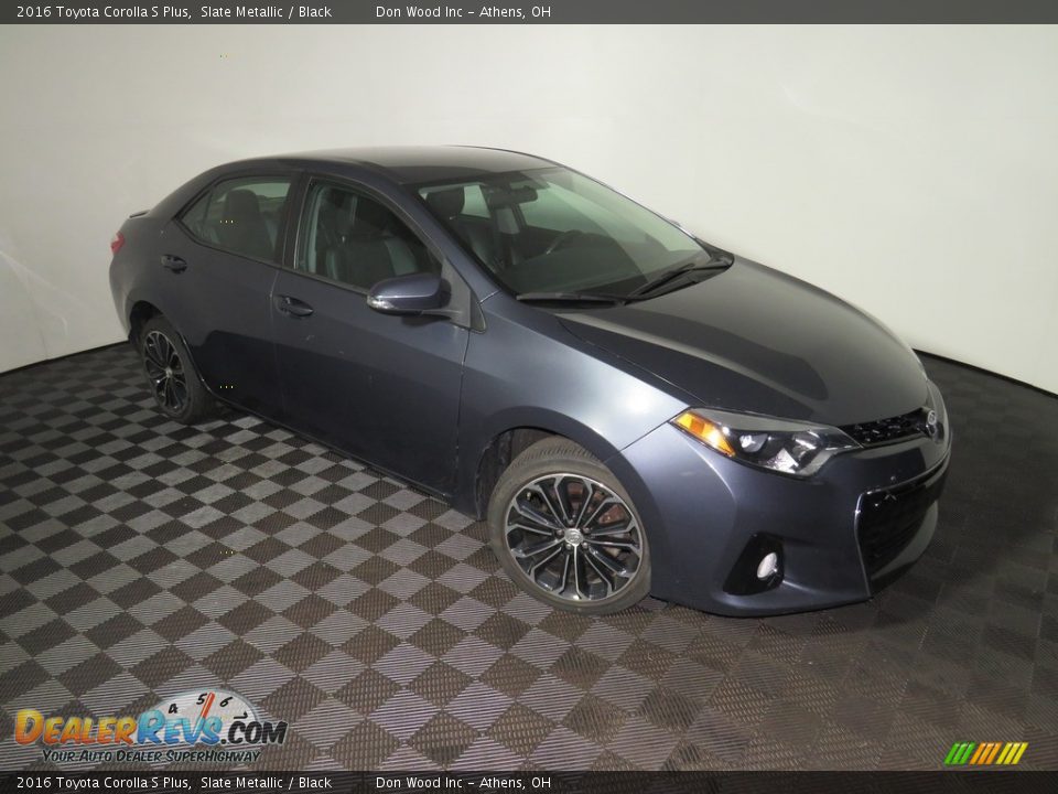 2016 Toyota Corolla S Plus Slate Metallic / Black Photo #2