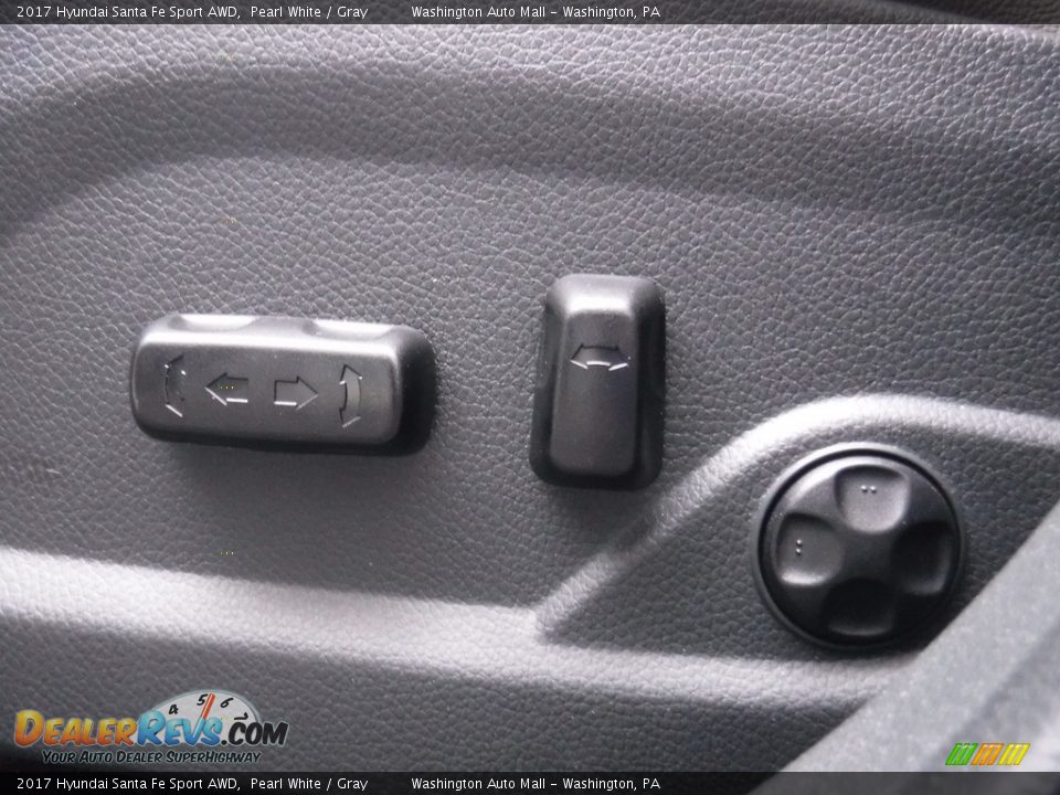 2017 Hyundai Santa Fe Sport AWD Pearl White / Gray Photo #15