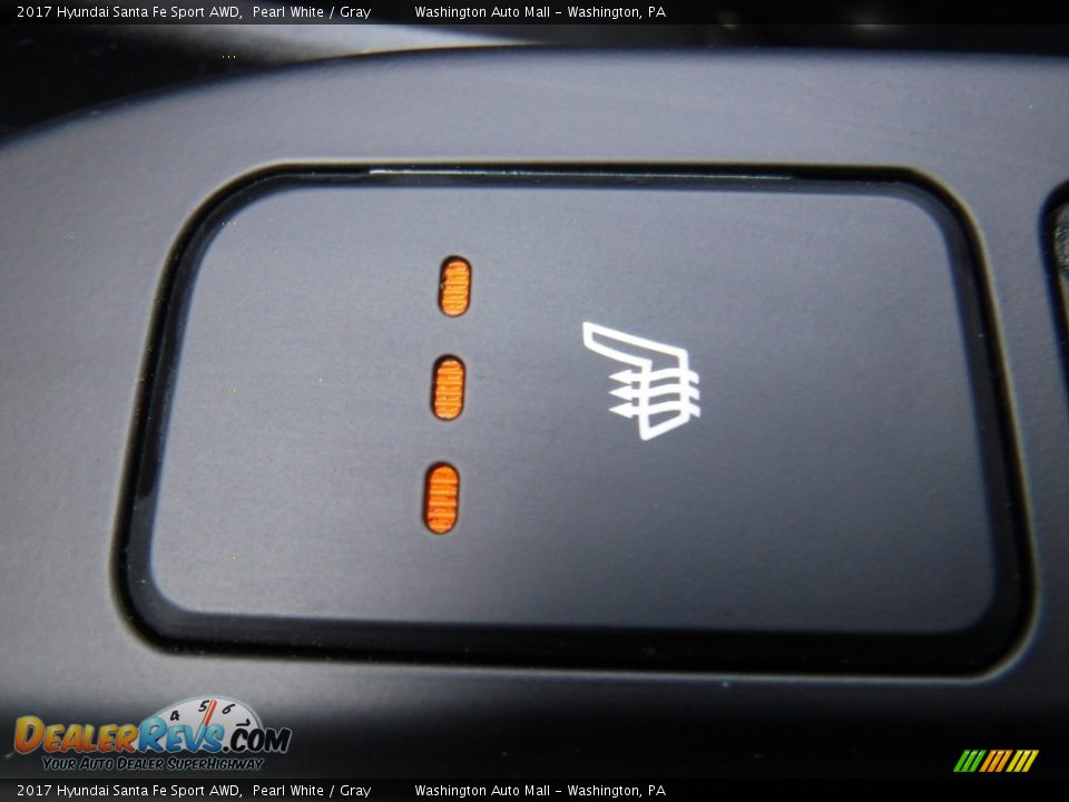 2017 Hyundai Santa Fe Sport AWD Pearl White / Gray Photo #17