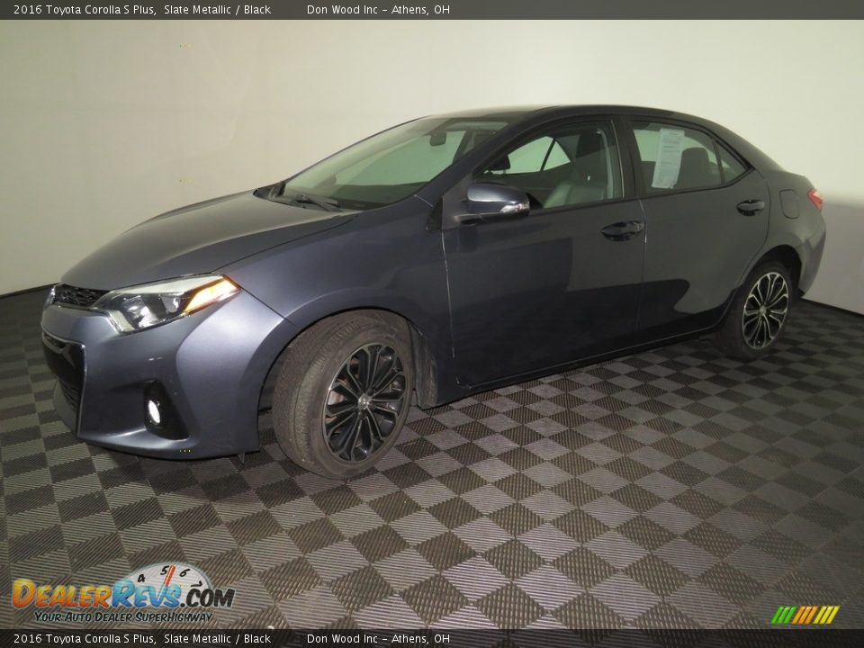 2016 Toyota Corolla S Plus Slate Metallic / Black Photo #7