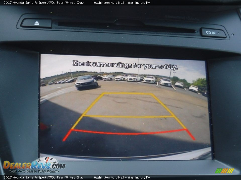 2017 Hyundai Santa Fe Sport AWD Pearl White / Gray Photo #19