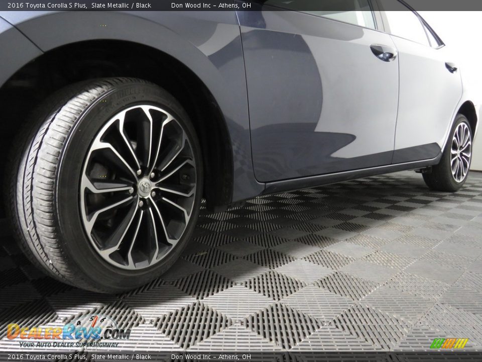 2016 Toyota Corolla S Plus Slate Metallic / Black Photo #8