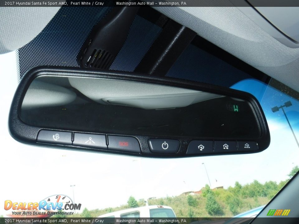2017 Hyundai Santa Fe Sport AWD Pearl White / Gray Photo #20