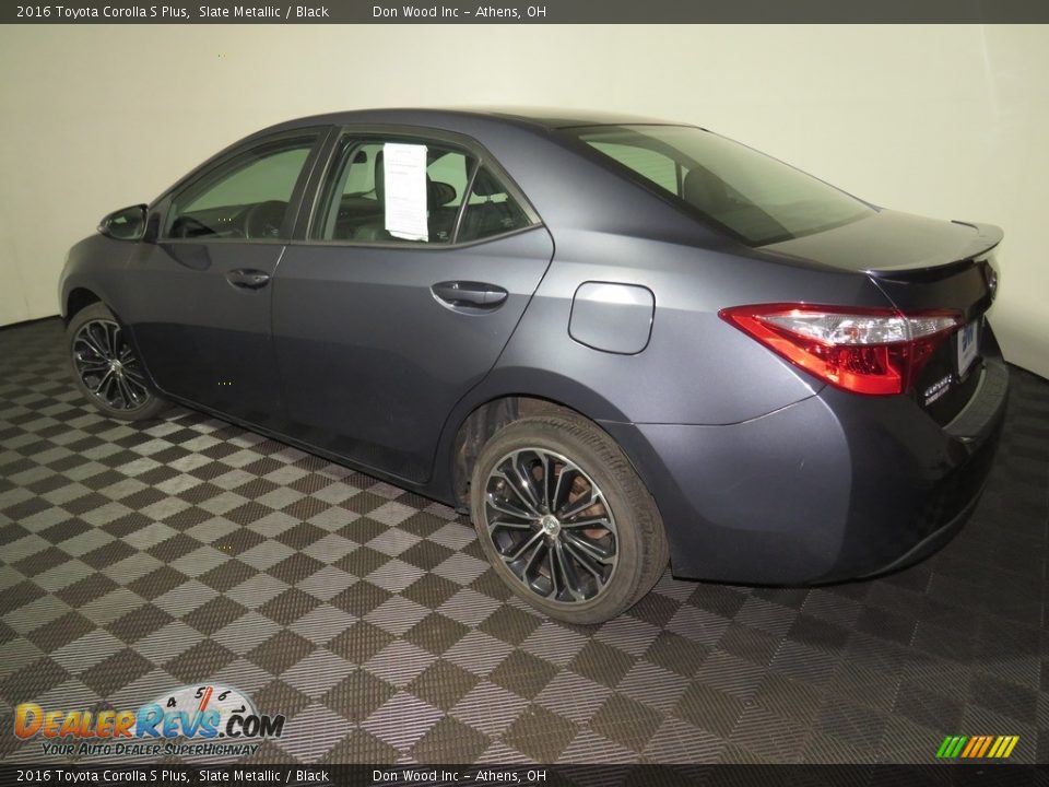 2016 Toyota Corolla S Plus Slate Metallic / Black Photo #9