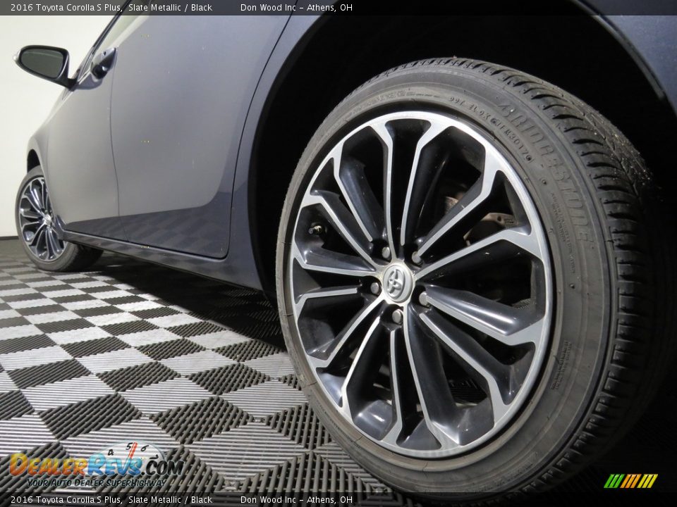 2016 Toyota Corolla S Plus Slate Metallic / Black Photo #10