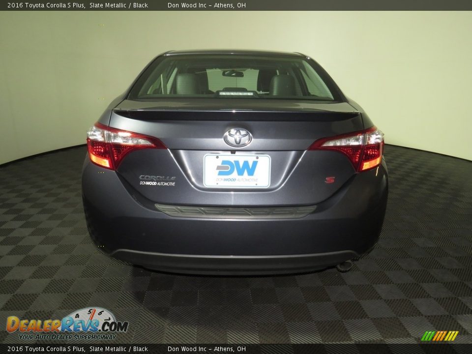 2016 Toyota Corolla S Plus Slate Metallic / Black Photo #11
