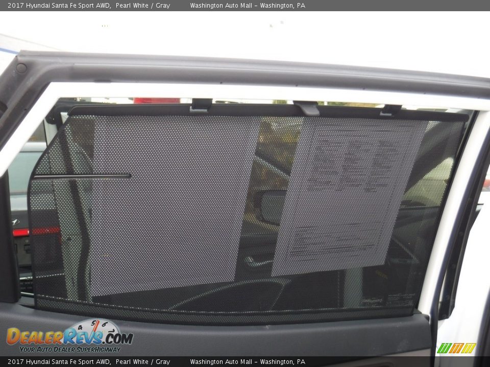 2017 Hyundai Santa Fe Sport AWD Pearl White / Gray Photo #23