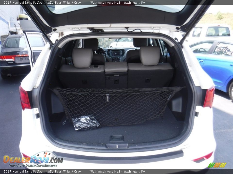 2017 Hyundai Santa Fe Sport AWD Pearl White / Gray Photo #24