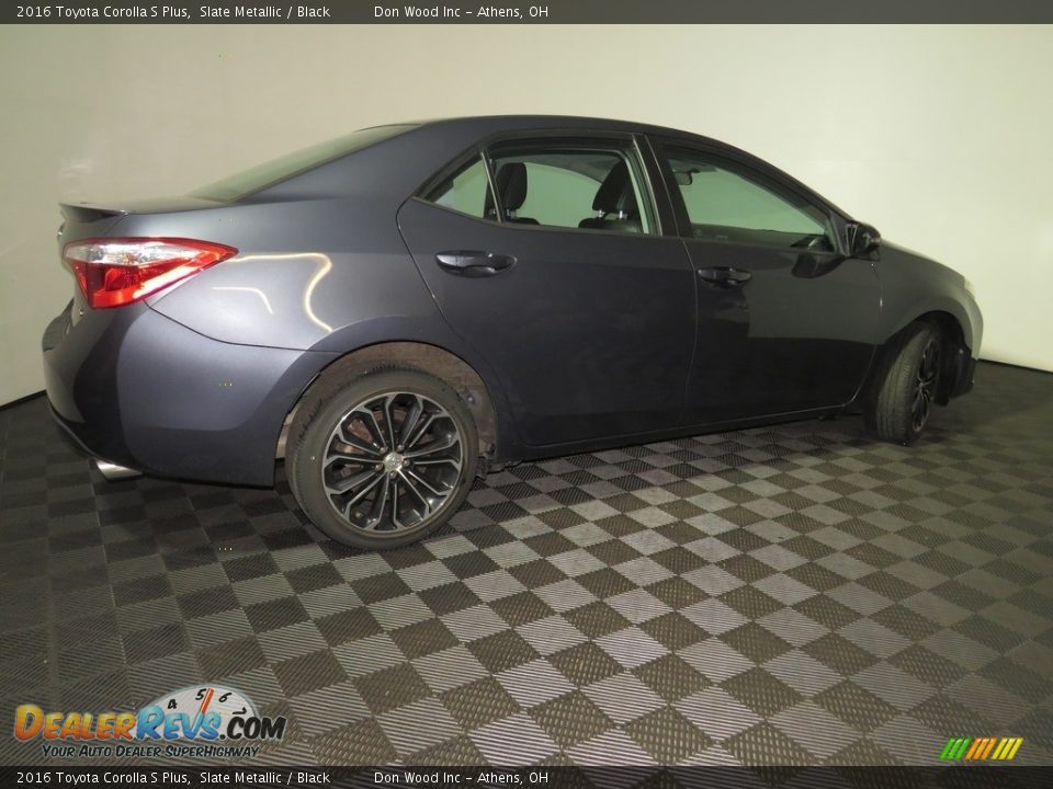2016 Toyota Corolla S Plus Slate Metallic / Black Photo #13