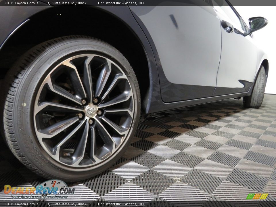 2016 Toyota Corolla S Plus Slate Metallic / Black Photo #14