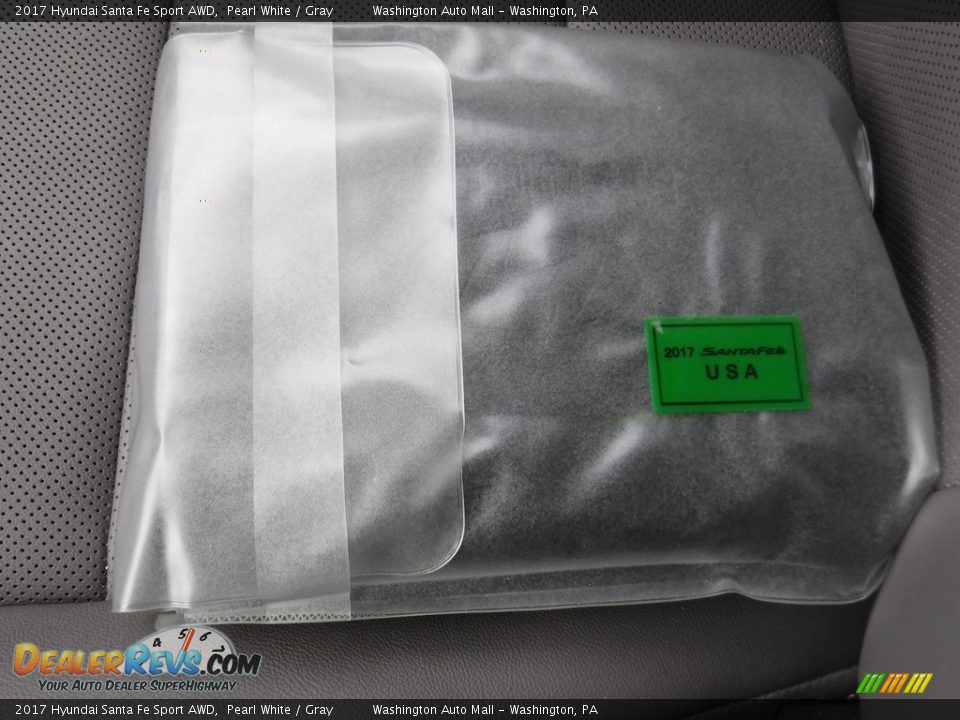 2017 Hyundai Santa Fe Sport AWD Pearl White / Gray Photo #26