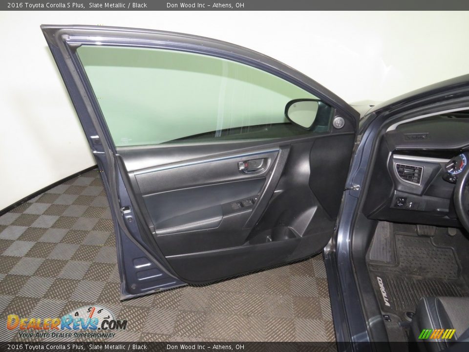 2016 Toyota Corolla S Plus Slate Metallic / Black Photo #15