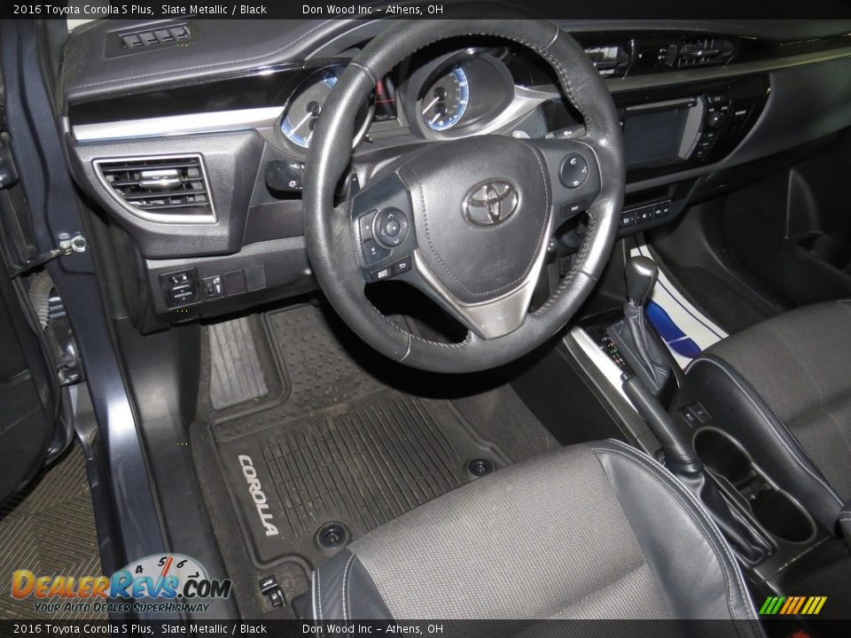 2016 Toyota Corolla S Plus Slate Metallic / Black Photo #17