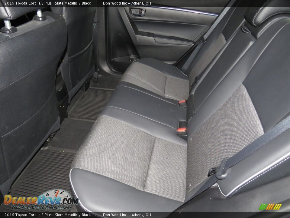2016 Toyota Corolla S Plus Slate Metallic / Black Photo #20