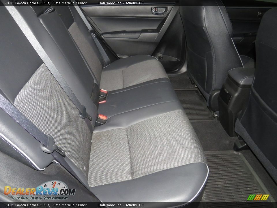 2016 Toyota Corolla S Plus Slate Metallic / Black Photo #22