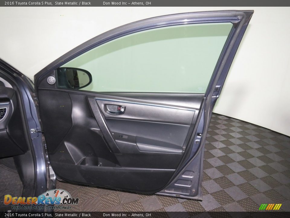 2016 Toyota Corolla S Plus Slate Metallic / Black Photo #23