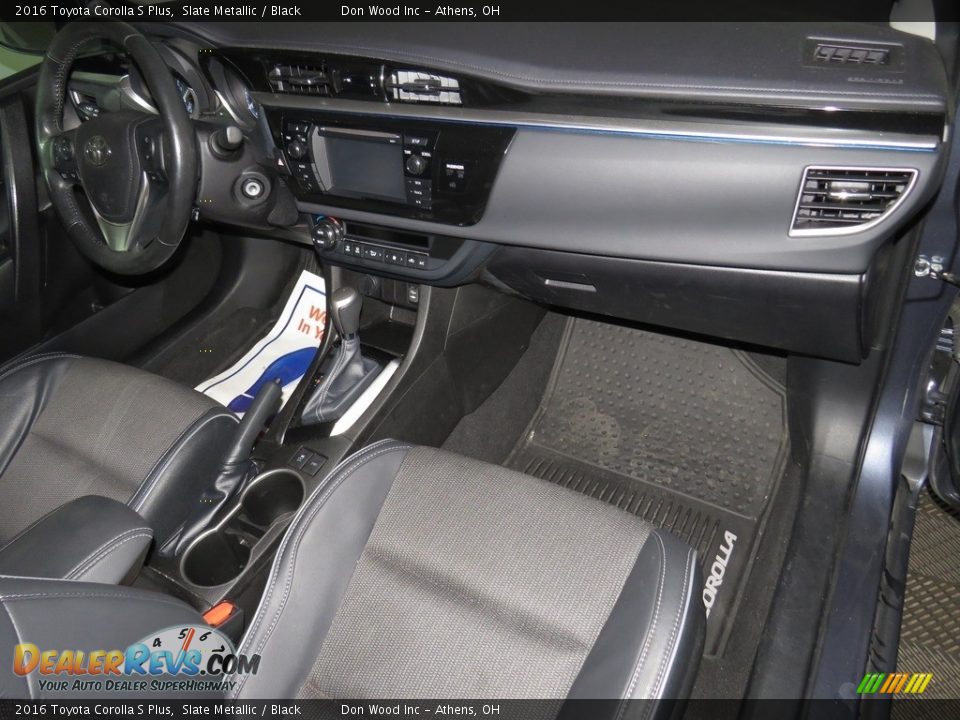 2016 Toyota Corolla S Plus Slate Metallic / Black Photo #25