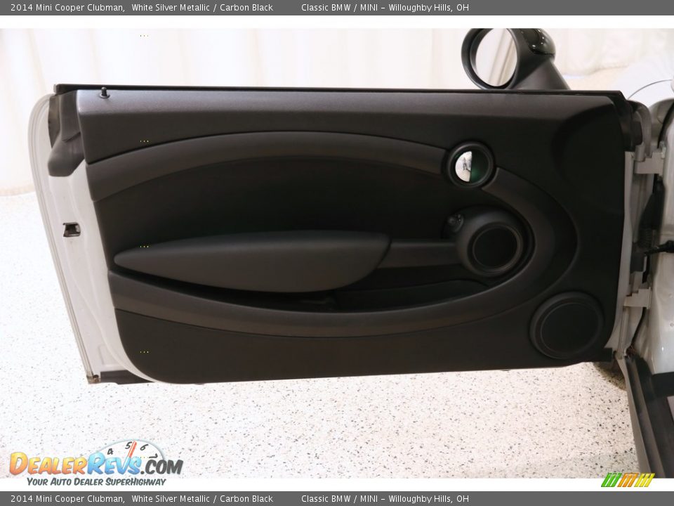 2014 Mini Cooper Clubman White Silver Metallic / Carbon Black Photo #4