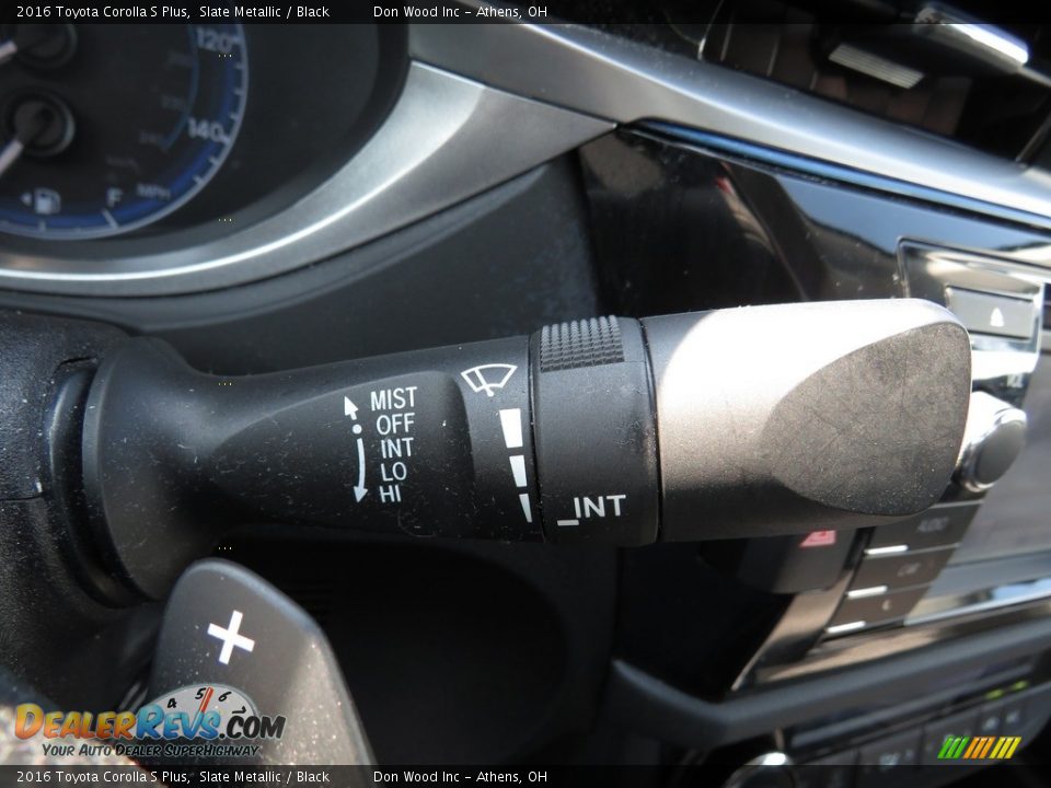 2016 Toyota Corolla S Plus Slate Metallic / Black Photo #29