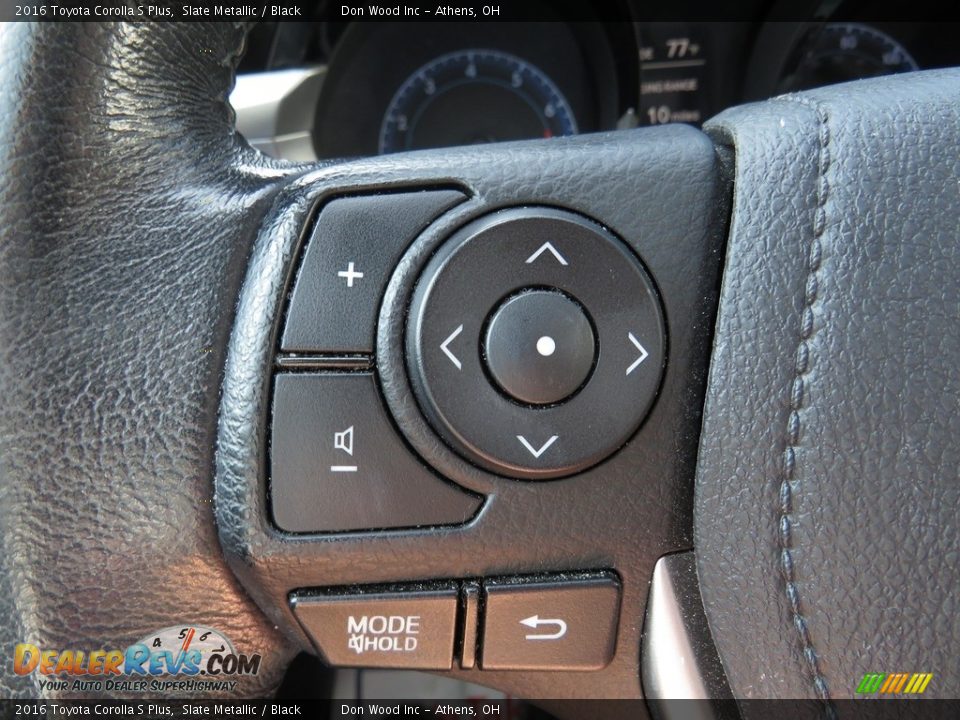 2016 Toyota Corolla S Plus Slate Metallic / Black Photo #30