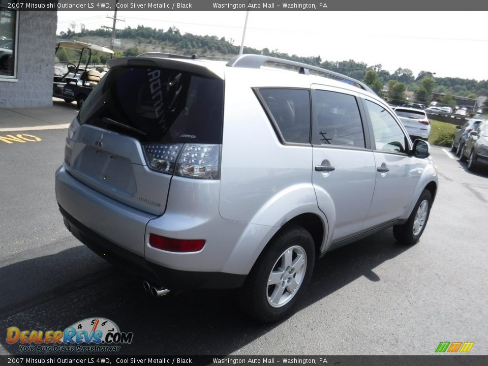 2007 Mitsubishi Outlander LS 4WD Cool Silver Metallic / Black Photo #8