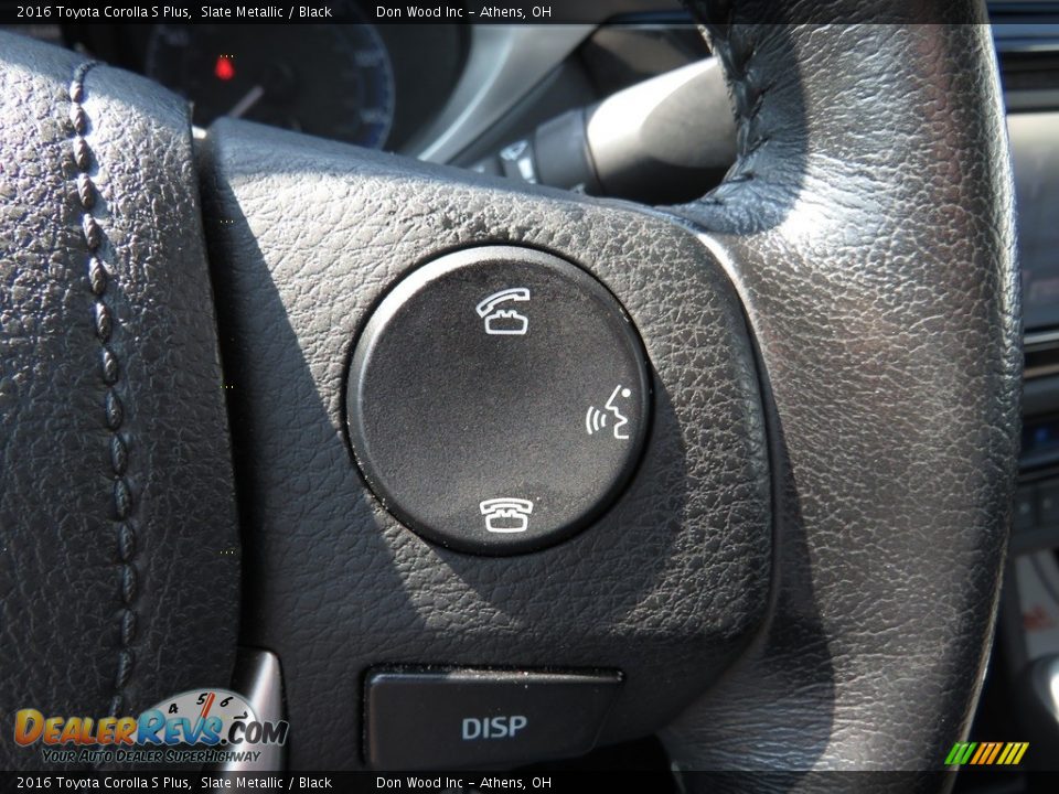 2016 Toyota Corolla S Plus Slate Metallic / Black Photo #31