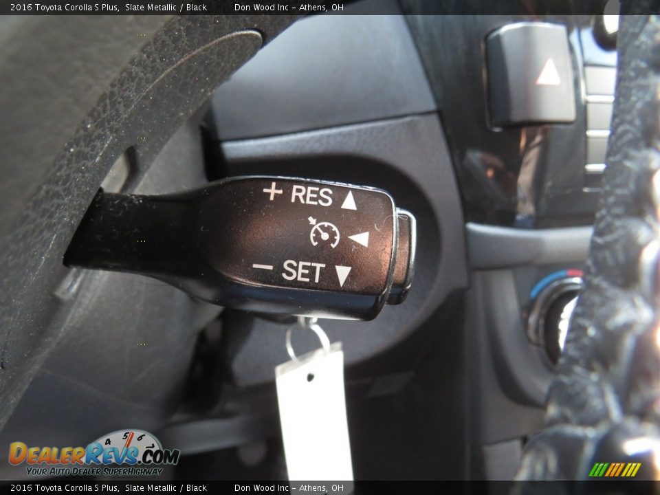 2016 Toyota Corolla S Plus Slate Metallic / Black Photo #32