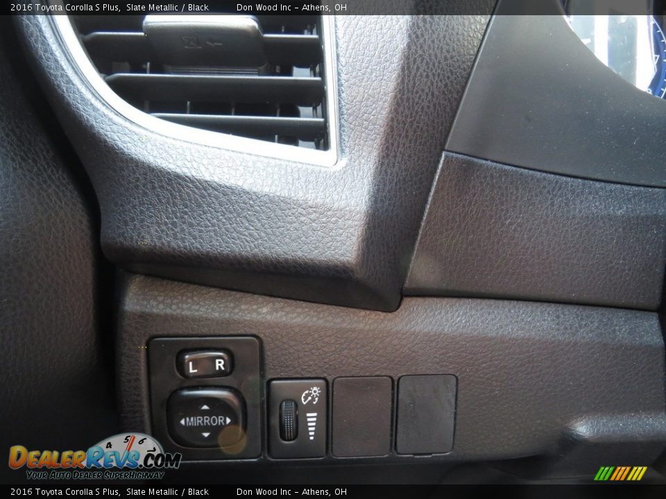 2016 Toyota Corolla S Plus Slate Metallic / Black Photo #33