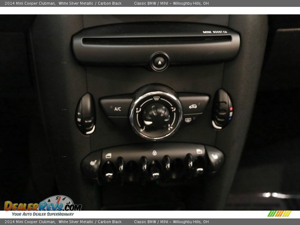 2014 Mini Cooper Clubman White Silver Metallic / Carbon Black Photo #12