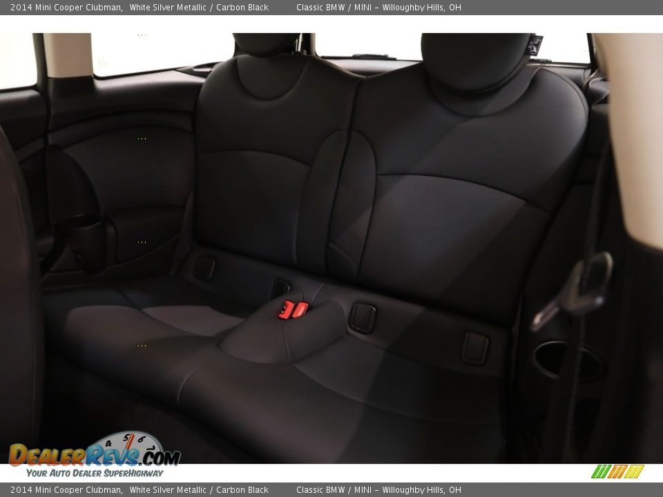 2014 Mini Cooper Clubman White Silver Metallic / Carbon Black Photo #17