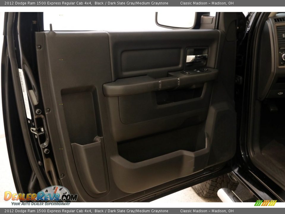 2012 Dodge Ram 1500 Express Regular Cab 4x4 Black / Dark Slate Gray/Medium Graystone Photo #4