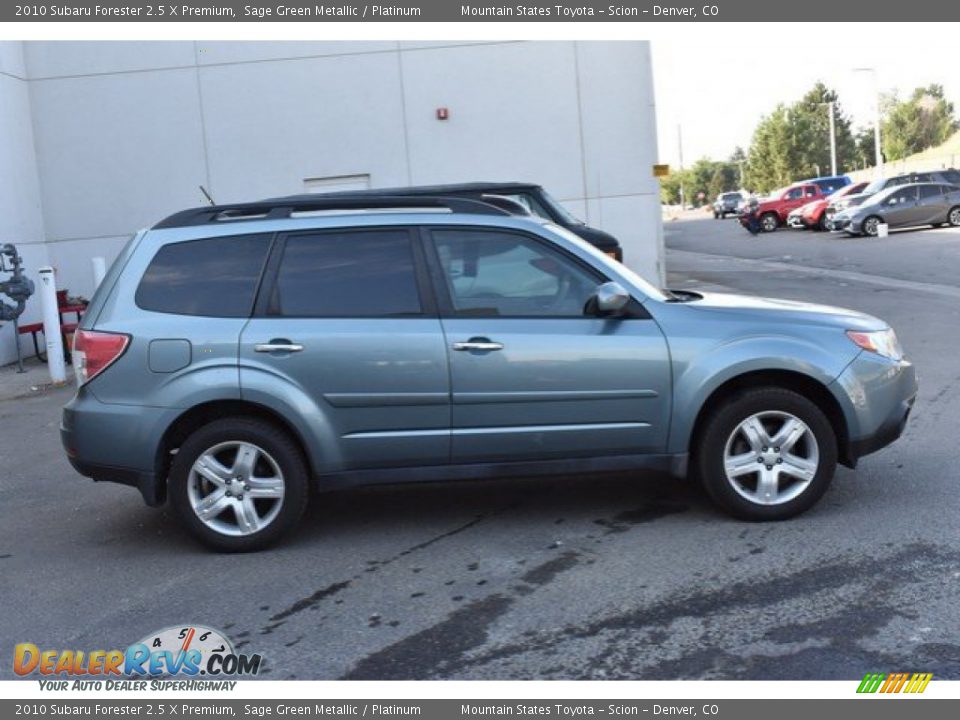 2010 Subaru Forester 2.5 X Premium Sage Green Metallic / Platinum Photo #7