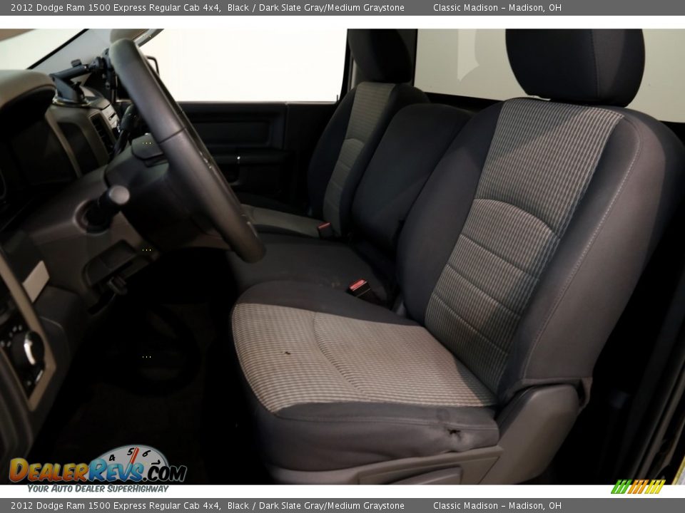 2012 Dodge Ram 1500 Express Regular Cab 4x4 Black / Dark Slate Gray/Medium Graystone Photo #5