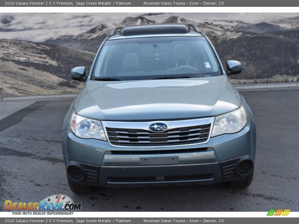 2010 Subaru Forester 2.5 X Premium Sage Green Metallic / Platinum Photo #8