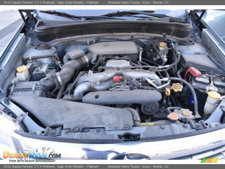 2010 Subaru Forester 2.5 X Premium Sage Green Metallic / Platinum Photo #9