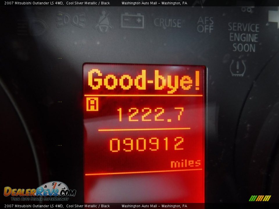 2007 Mitsubishi Outlander LS 4WD Cool Silver Metallic / Black Photo #25