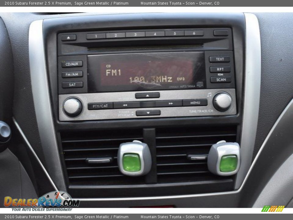 2010 Subaru Forester 2.5 X Premium Sage Green Metallic / Platinum Photo #11