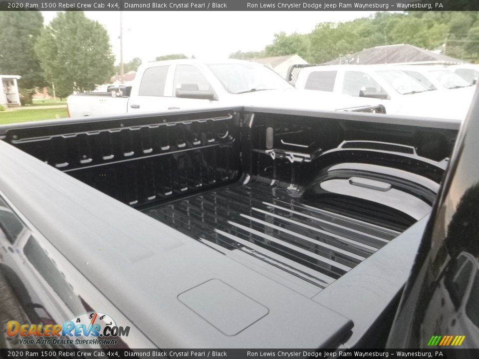 2020 Ram 1500 Rebel Crew Cab 4x4 Diamond Black Crystal Pearl / Black Photo #13