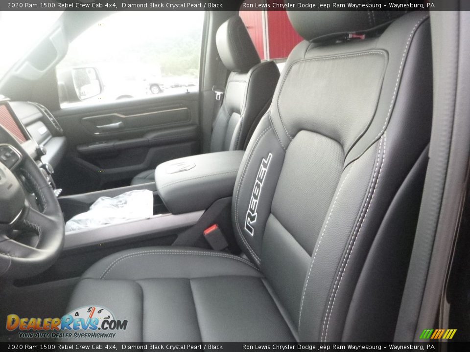 Front Seat of 2020 Ram 1500 Rebel Crew Cab 4x4 Photo #14
