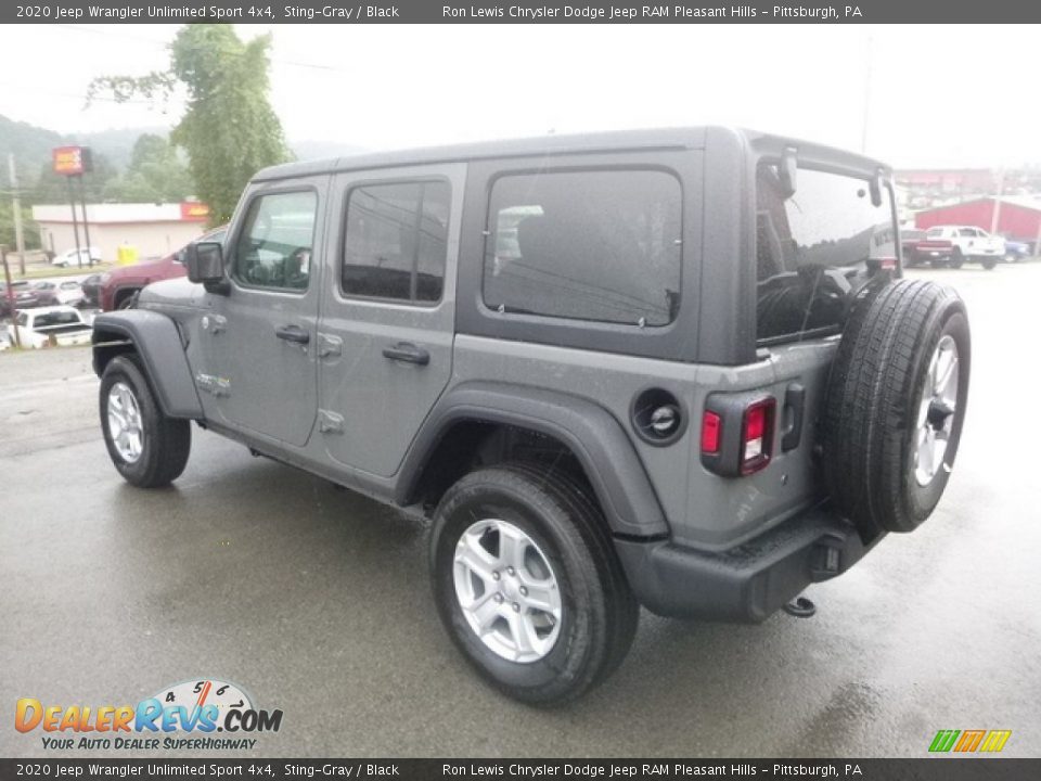 2020 Jeep Wrangler Unlimited Sport 4x4 Sting-Gray / Black Photo #3