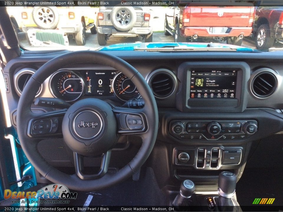 2020 Jeep Wrangler Unlimited Sport 4x4 Bikini Pearl / Black Photo #2