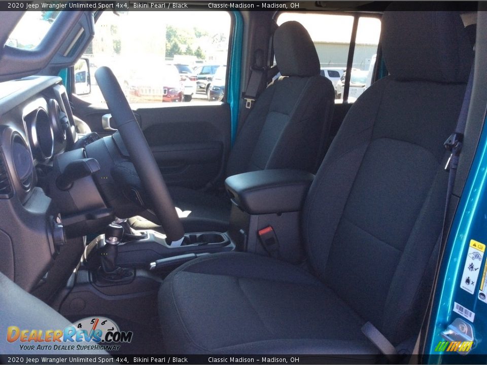 2020 Jeep Wrangler Unlimited Sport 4x4 Bikini Pearl / Black Photo #3
