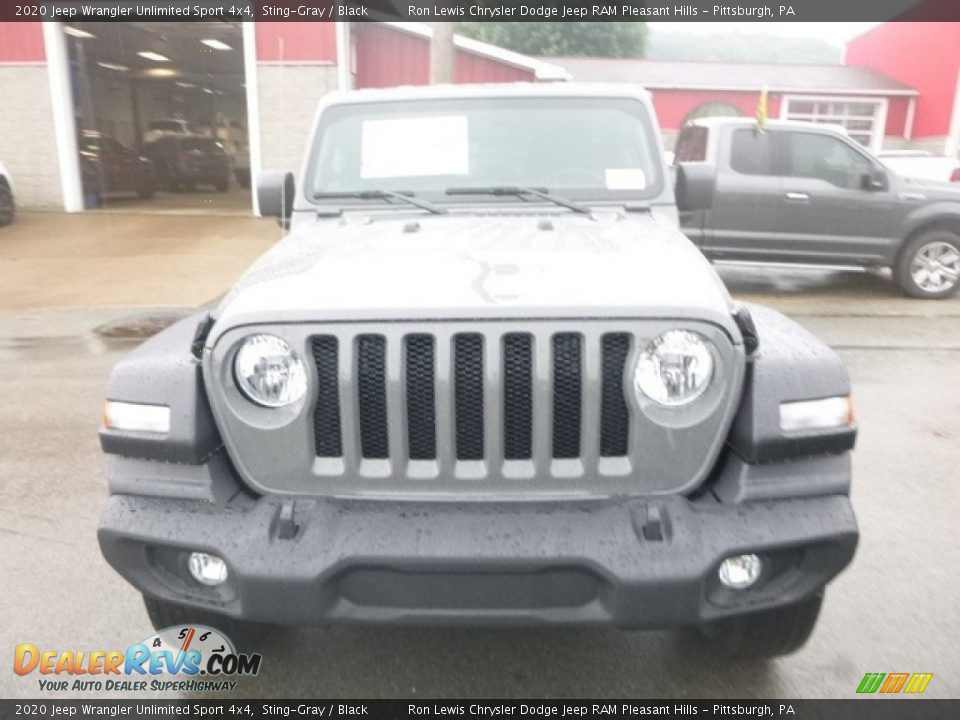 2020 Jeep Wrangler Unlimited Sport 4x4 Sting-Gray / Black Photo #8