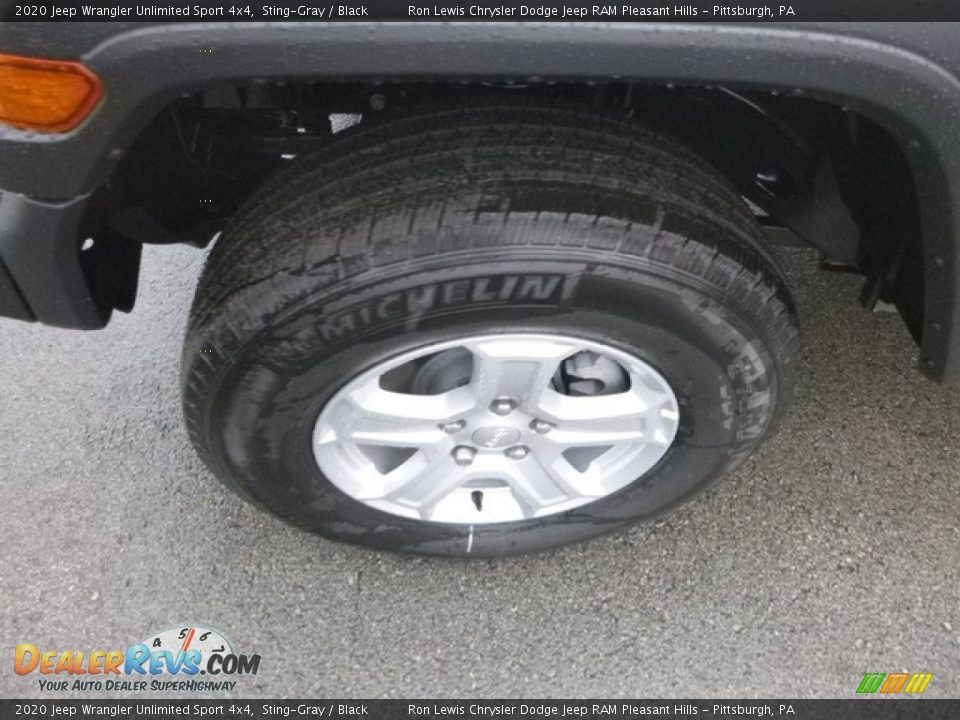 2020 Jeep Wrangler Unlimited Sport 4x4 Sting-Gray / Black Photo #9