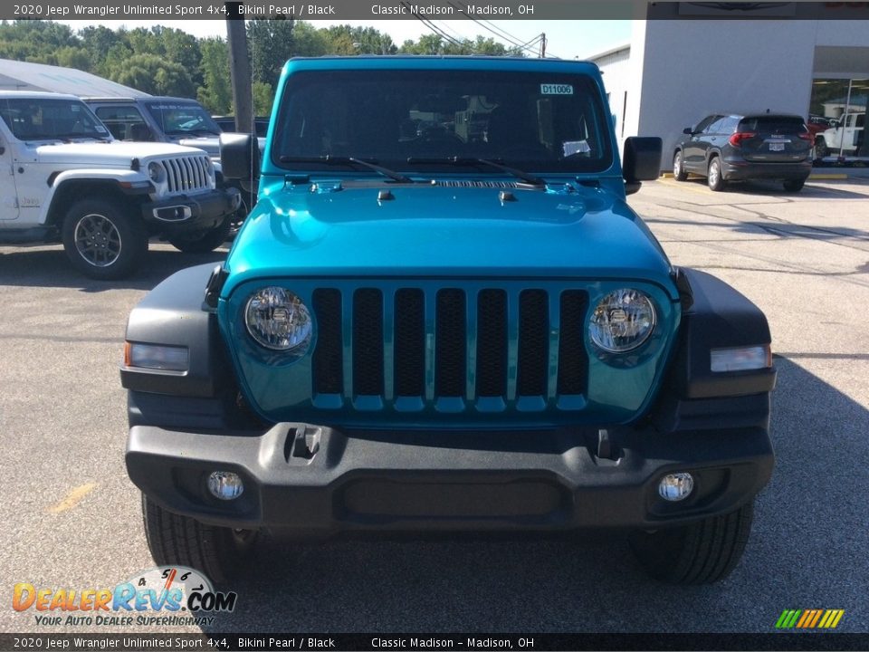 2020 Jeep Wrangler Unlimited Sport 4x4 Bikini Pearl / Black Photo #4