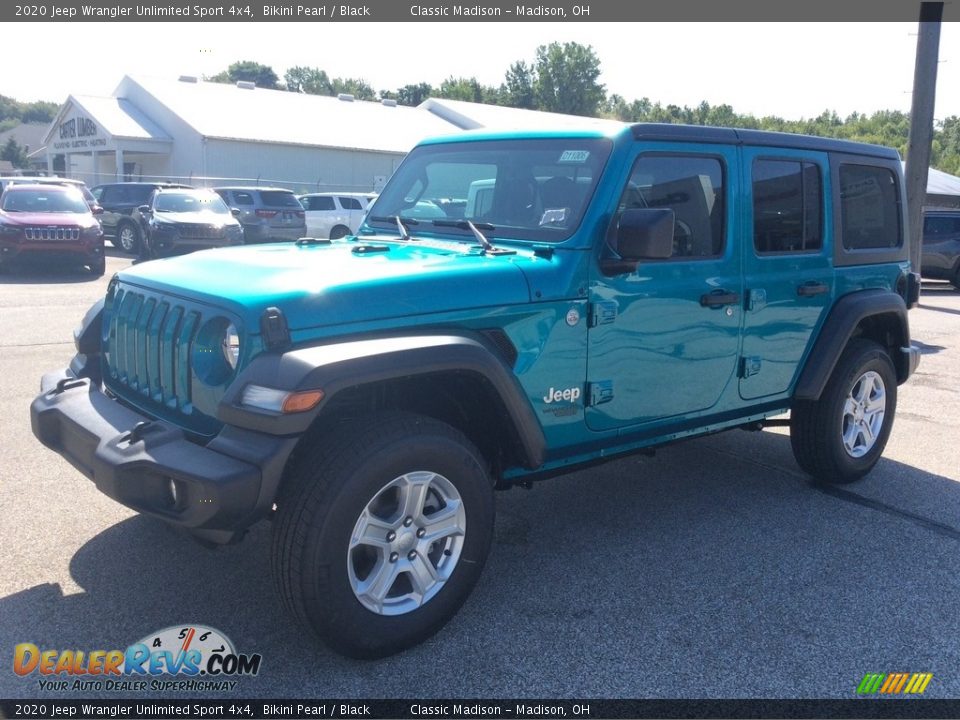 2020 Jeep Wrangler Unlimited Sport 4x4 Bikini Pearl / Black Photo #5