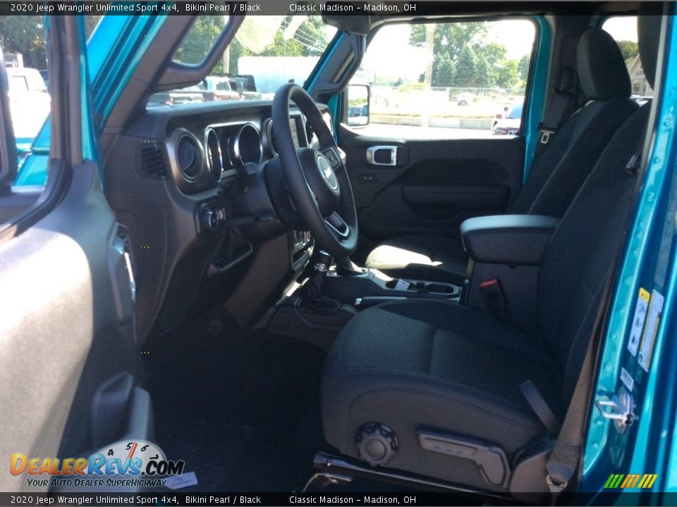 2020 Jeep Wrangler Unlimited Sport 4x4 Bikini Pearl / Black Photo #11
