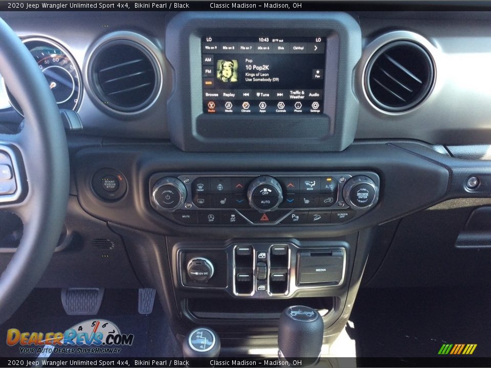 2020 Jeep Wrangler Unlimited Sport 4x4 Bikini Pearl / Black Photo #13