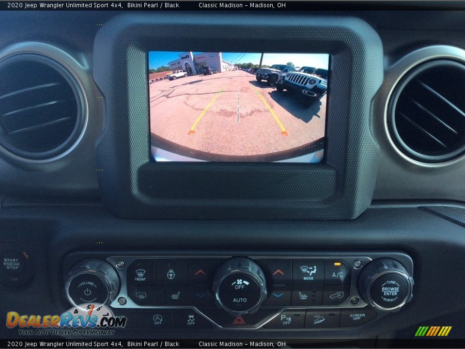 2020 Jeep Wrangler Unlimited Sport 4x4 Bikini Pearl / Black Photo #15